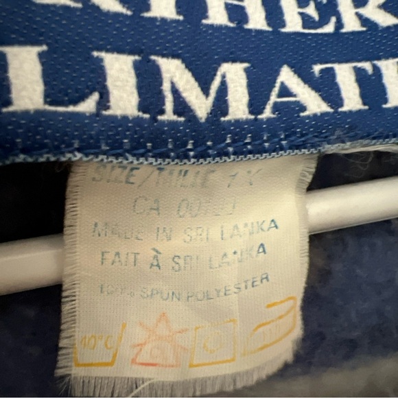 Vintage Northern Climate Women’s Blue Purple Fleece Jacket No tag 2x 3x - Picture 7 of 10